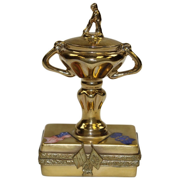 Hal Sutton's 1999 Ryder Cup at The Country Club Trophy Keepsake Box