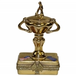Hal Suttons 1999 Ryder Cup at The Country Club Trophy Keepsake Box