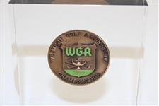 Hal Sutton's 1981 Western Amateur at Point O'Woods Quarter-Finalist Medallion Trophy