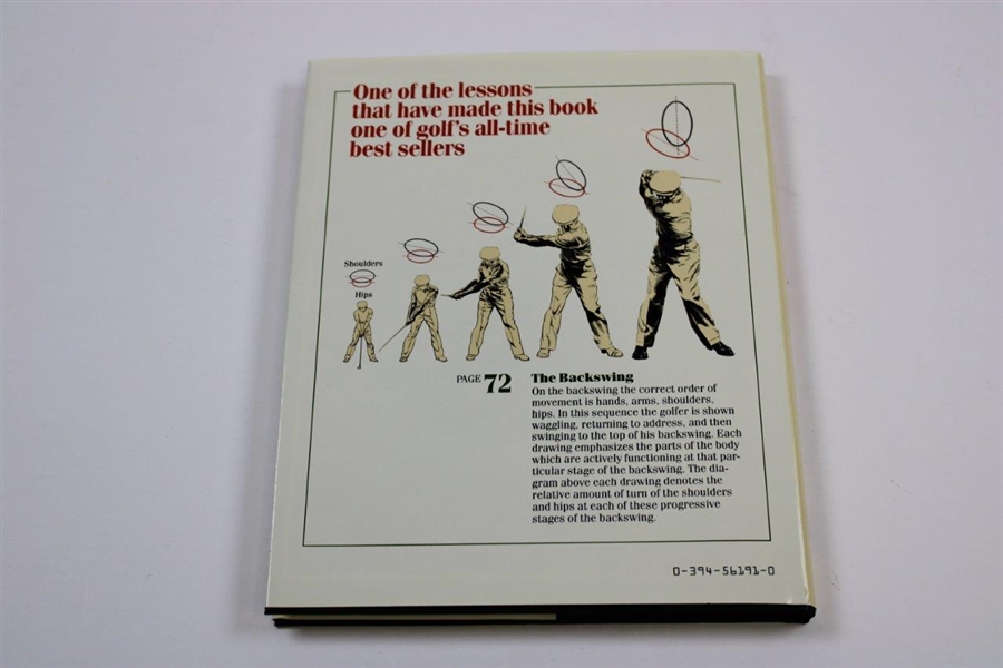 Ben Hogan Signed 1985 'Ben Hogan's Five Lessons' Book JSA ALOA