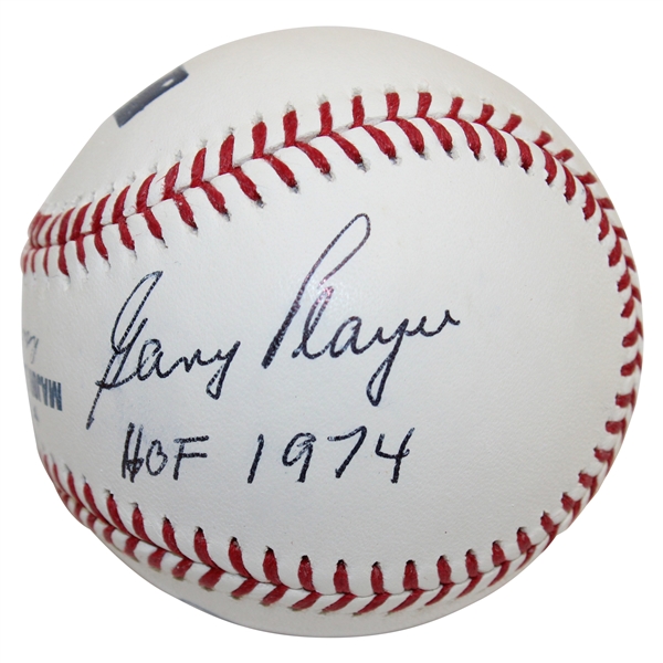 Gary Player Signed Rawlings Official MLB Baseball with 'HOF 1974' JSA ALOA
