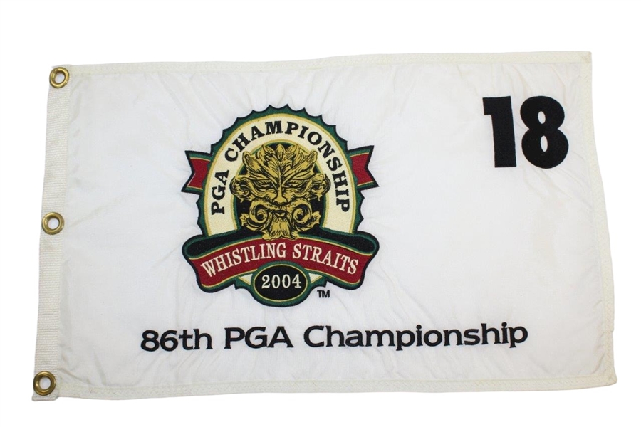 Three (3) PGA Championship at Whistling Straits Flags - 2004, 2010, & 2015