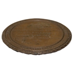 1918 American Red Cross Western Golf Assoc. Medal Awarded to Jock Hutchinson 