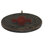 1917 American Red Cross Patriotic Open Tournament Winner's Medal Won by Jock Hutchison - US Open Supplement?