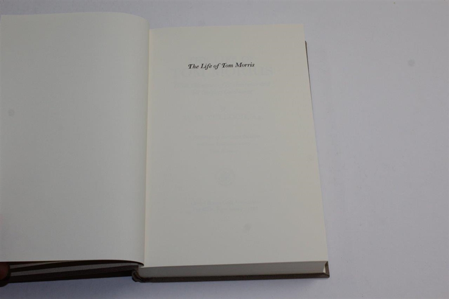 The Life of Tom Morris' 1992 USGA Edition Book in Slipcase