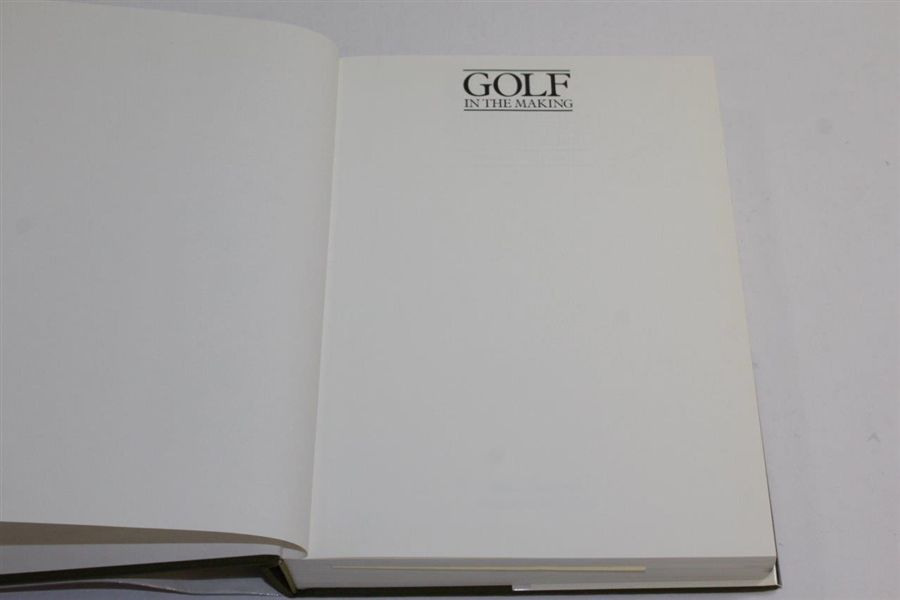 Golf In The Making' Revised Edition 1990 Book by Ian Henderson and David I. Stirk