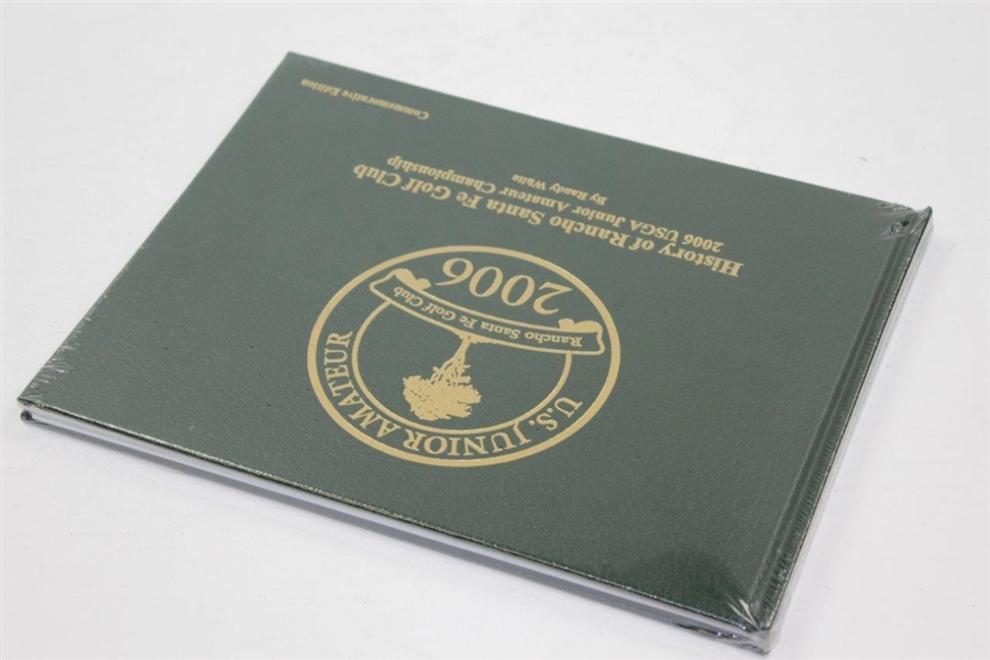 2006 'History of Rancho Santa Fe GC' USGA Jr. Amateur Champ. Comm Edition Book - Shrink Wrapped