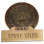 Vinny Giles 1999 USGA Senior Amateur Championship Contestant Badge