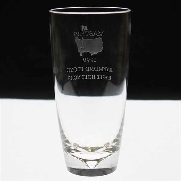 Ray Floyd's 1999 Masters Tournament Hole No. 13 Steuben Crystal Eagle Glass