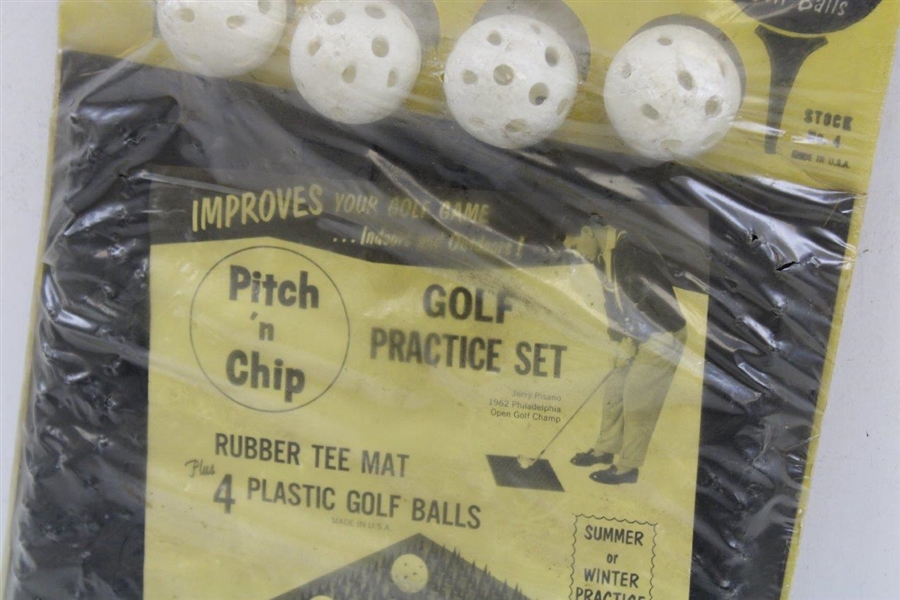 Vintage Unopened 'Golf Practice Set' - Pitch & Chip with Rubber Tee Mat