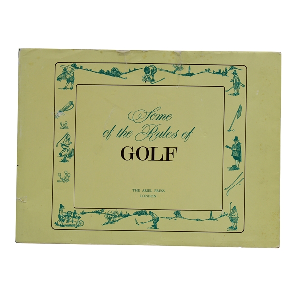 1966 'Some of the Rules of Golf' by Charles Crombie