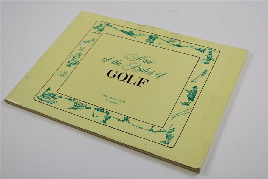 1966 'Some of the Rules of Golf' by Charles Crombie