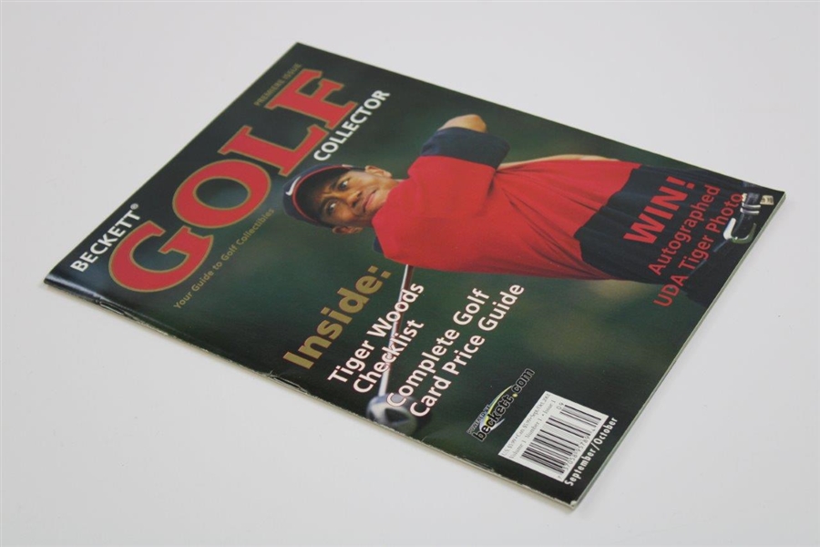 Premier Tiger Woods Edition Cover Box for Beckett Golf Collection