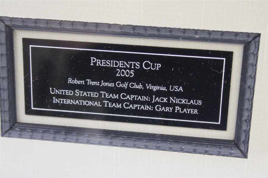 2005 The President'S Cup Photo With Presidents & Captains - Framed