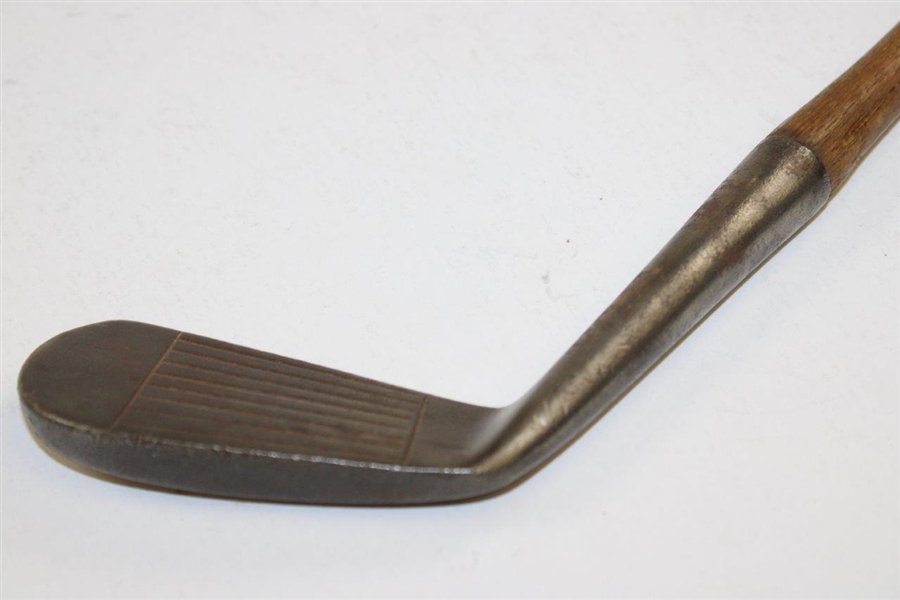 Vintage Aberdeen Mid-Iron Club with Vertical Groove Line Face