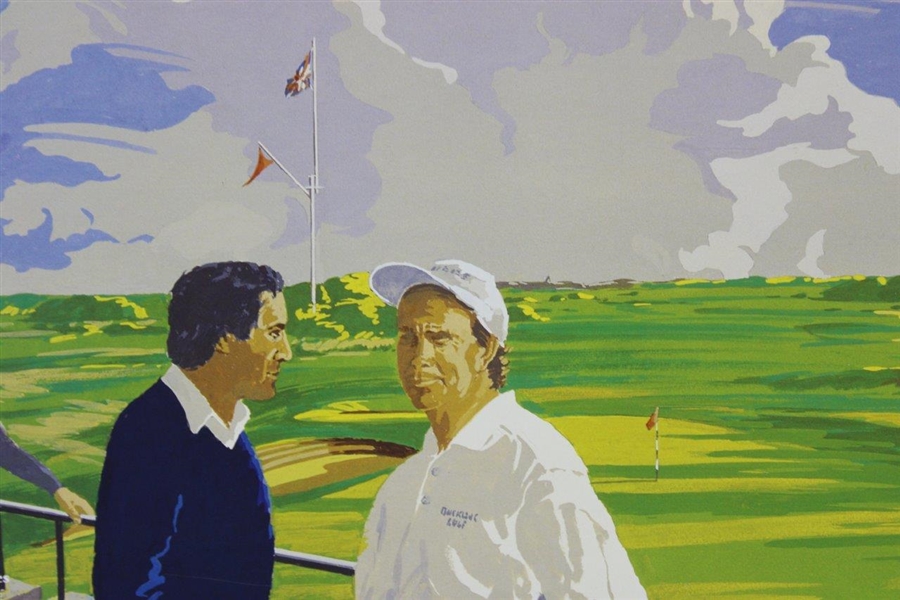 Gary Player's 2001 OPEN At Royal Lytham & Saints Annes Kenneth Reed Signed Ltd Ed 129/250 Print 