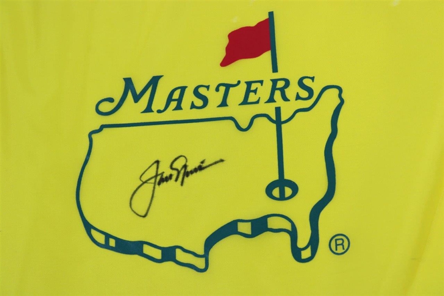 Jack Nicklaus Signed Masters Tournament Course Flown ANGC23 Flag JSA ALOA