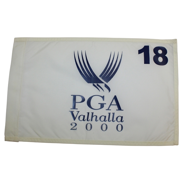 2000 PGA at Valhalla White Screen Flag - Tiger Woods' 5th Major Win