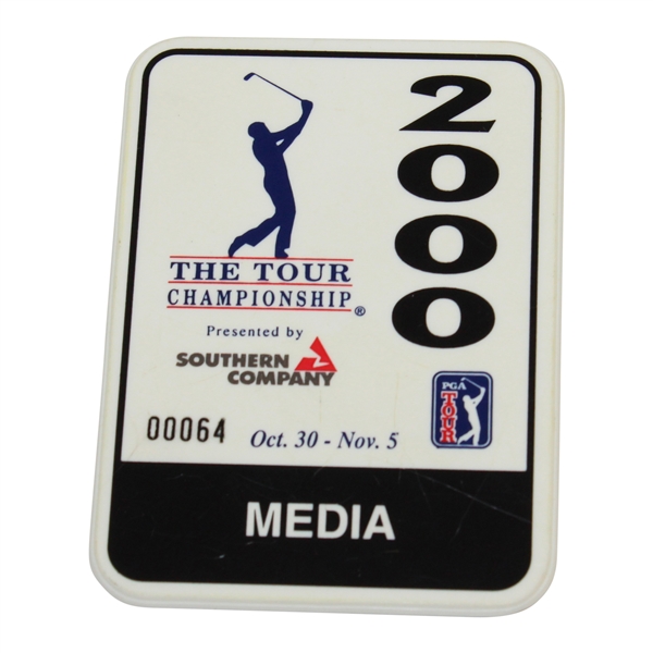 2000 The Tour Championship Media Badge #064 - Phil Mickelson Winner