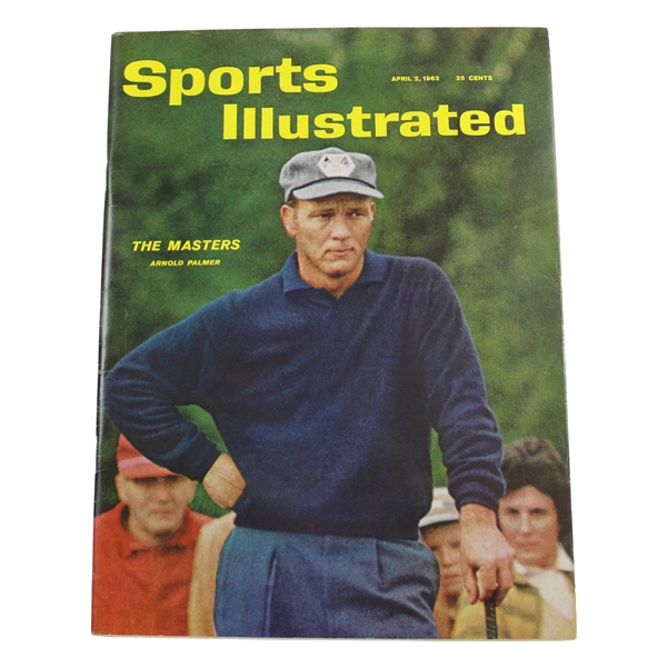 1962 Sports Illustrated with Arnold Palmer Cover Magazine - No Label - April 2, 1962