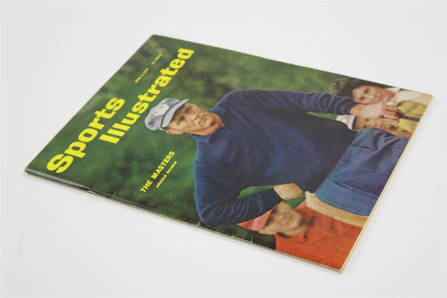 1962 Sports Illustrated with Arnold Palmer Cover Magazine - No Label - April 2, 1962
