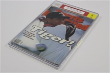 Tiger Woods 1996 Sports Illustrated '1st Appearance' No Label 10/28/96 - SNC #082802 MINT 9