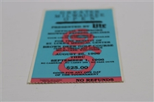 1996 Greater Milwaukee Open Series Ticket - Tiger's Professional Debut!