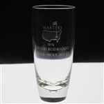 Chi-Chi Rodriguezs 1974 Masters Awarded Eagle Hole #13 Steuben Crystal Highball Glass