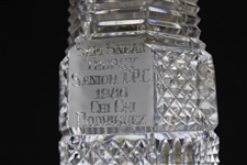 Chi-Chi Rodriguez's 1986 Senior Tournament Players Championship Sam Snead Glass Trophy - Senior Major!