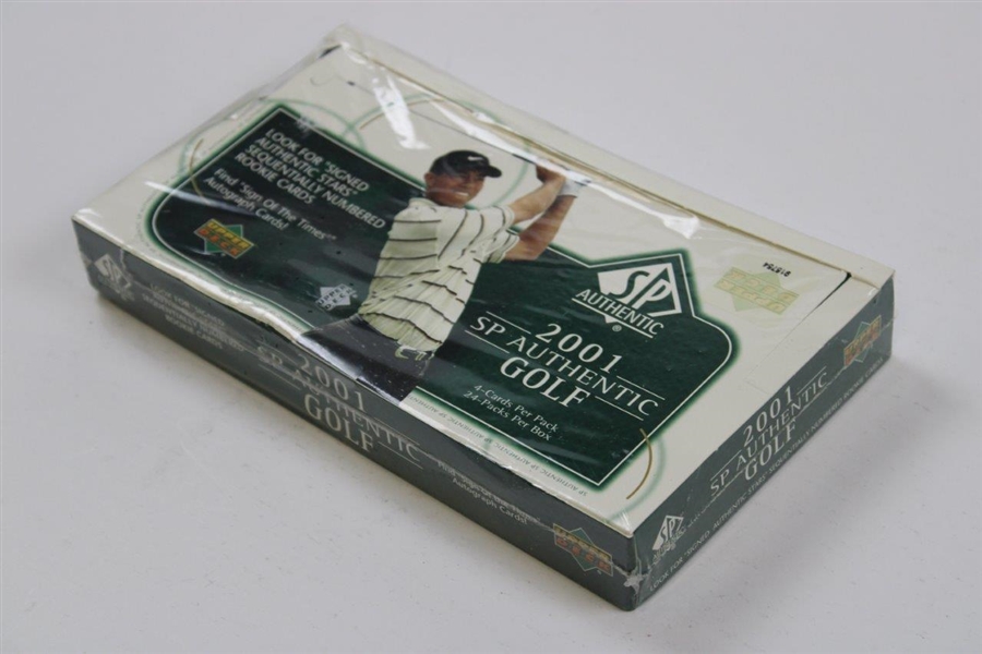 2001 Upper Deck SP Authentic Golf Cards in Unopened Sealed Box