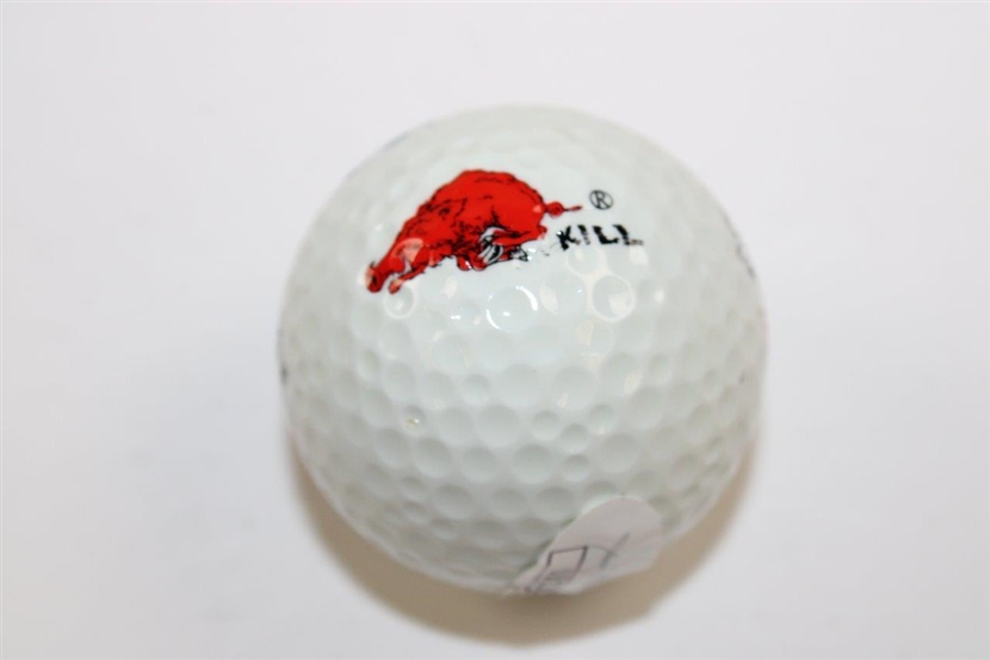 John Daly Signed Personal Logo Arkansas Golf Ball JSA #UU13674