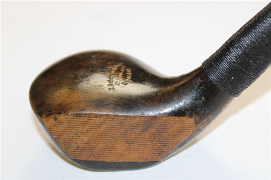 Vintage D. Anderson & Sons St. Andrews Special Splice Neck Brassie with Shaft Stamp