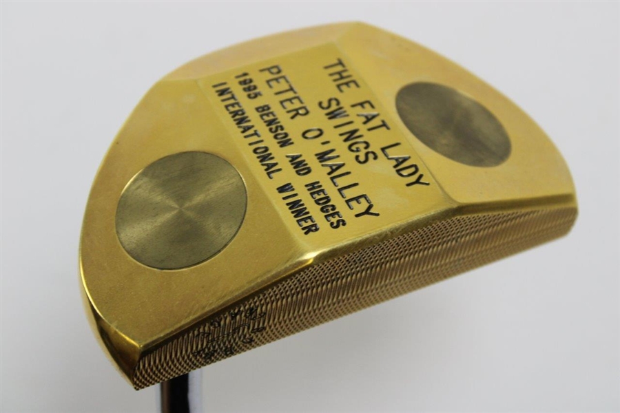 Peter O Malley 'The Fat Lady Sings' 1995 Benson & Hedges Intl. Winner Gold Bobby Grace Putter