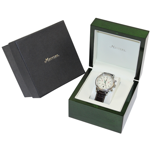 2013 Masters Tournament Ltd Ed Official Stainless Steel Watch in Original Emerald Box #723/750