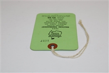 1952 Masters Tournament Second Rd Friday Ticket #1057 - Sam Snead Win