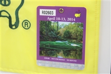 Palmer, Nicklaus & Player 'Big 3' Signed Masters Undated Flag - Framed JSA #XX37585