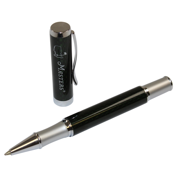 Masters Tournament Undated Forest Green & Brushed Silver Pen