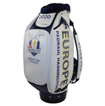 Captains Stricker & Harrington Signed 2020 Ryder Cup Full Size Golf Bag JSA ALOA