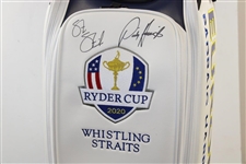 Captains Stricker & Harrington Signed 2020 Ryder Cup Full Size Golf Bag JSA ALOA