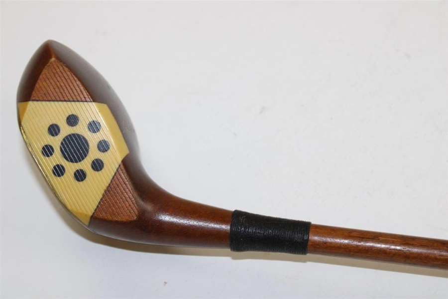 A.G. Spalding & Bros. Fancy Face Wood with 'TJ LL' Stamped on Head