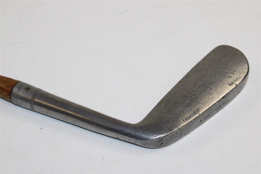 E & A Noirit Hand Punched Dot Face Walsall 9ozs 12drs Putter with TG Stamped on Head