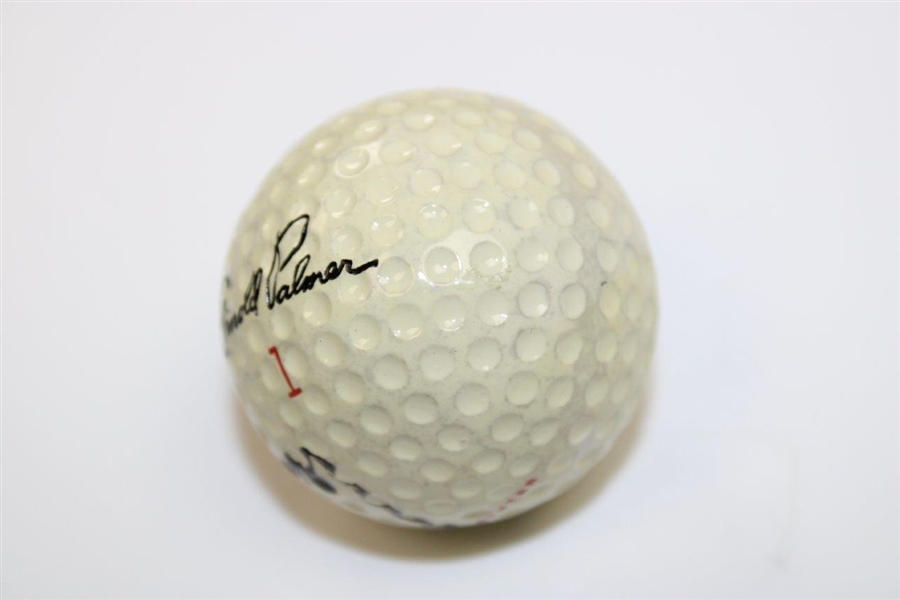 Arnold Palmer Signed Personal Logo S-91 'Arnold Palmer' Golf Ball JSA ALOA