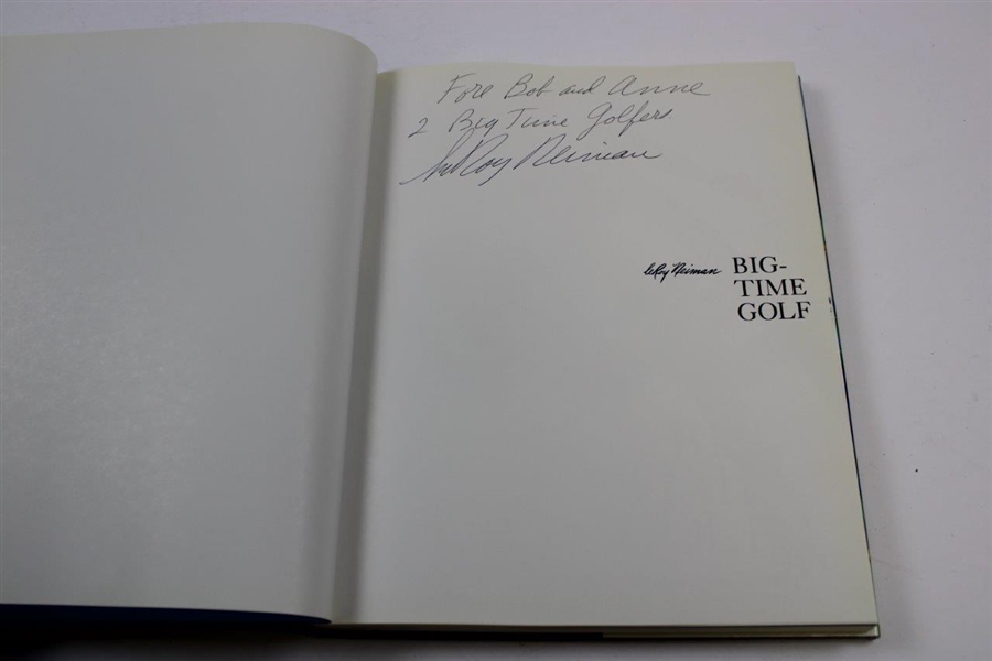 Big Time Golf' Signed by Author Leroy Neiman JSA ALOA