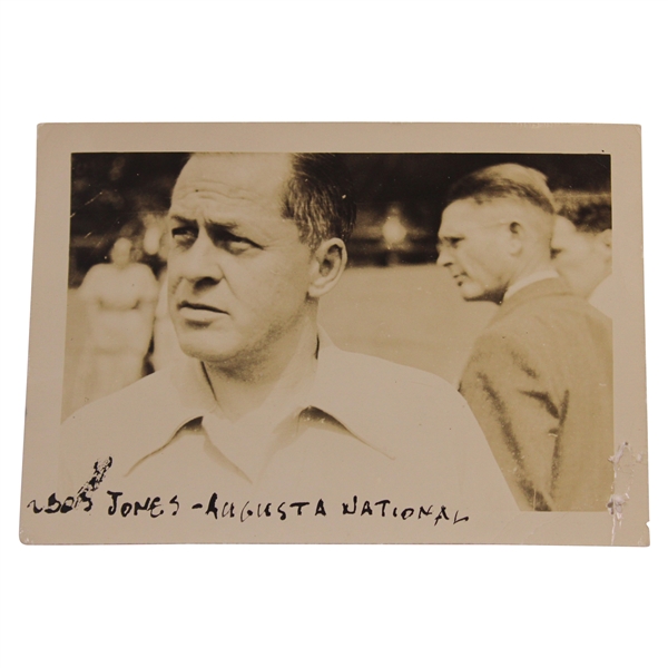 Circa 1940's Bob Jones at Augusta National Original Photo from Henry Cotton Archive