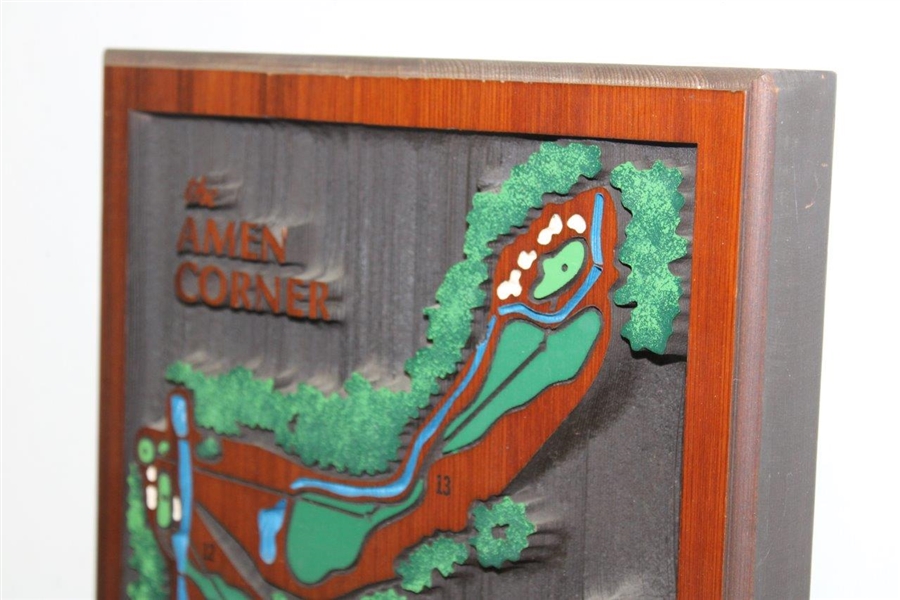 Augusta National Golf Club Amen Corner BAS Relief Plaque - Prototype 1 Made
