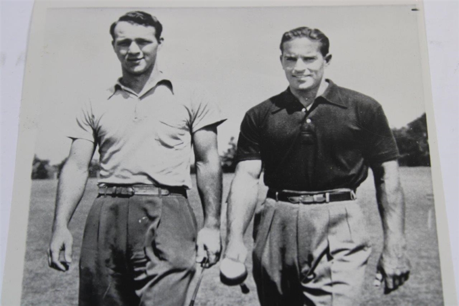 Arnold Palmer & Frank Stranahan at North South Amateur Photo - 4/26/49