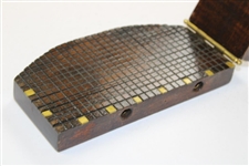 A Mahogany And Brass Club Measuring Device Made by Will Roberto