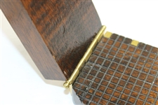 A Mahogany And Brass Club Measuring Device Made by Will Roberto