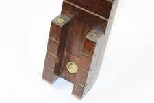 A Mahogany And Brass Club Measuring Device Made by Will Roberto
