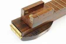 A Mahogany And Brass Club Measuring Device Made by Will Roberto